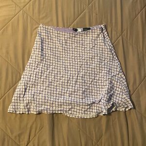 H&M Purple Flower Skirt